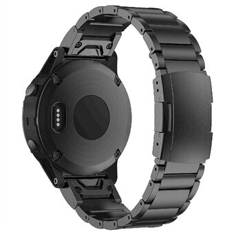 For Garmin Descent G1 / Fenix 7 / 6 Pro / 5 Plus Titanium Steel 3 Beads Smart Watch Band 22mm Universal Quick Release Replacement Strap