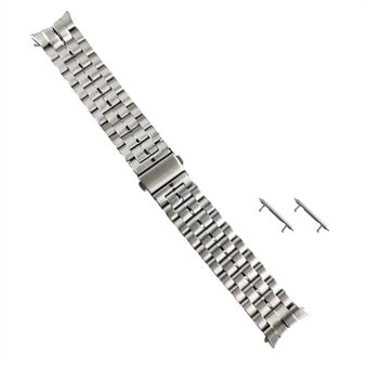 For Samsung Galaxy Watch 5 40mm / 44mm / Watch 5 Pro 45mm / Watch4 40mm / 44mm Stainless Steel Metal Band 5 Beads Replacement Strap
