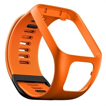 Soft Silicone Replacement Band Compatible with TomTom Runner2 / Spark3, Watch Wrist Strap Bracelet