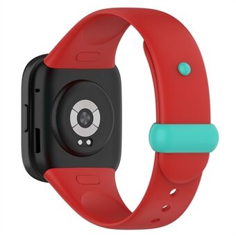Watch Band for Xiaomi Redmi Watch 3 Soft Silicone Strap with Button Buckle