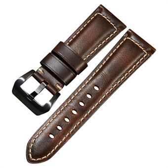 20mm Top Grain Cowhide Genuine Leather Watch Band Vintage Replacement Watch Strap