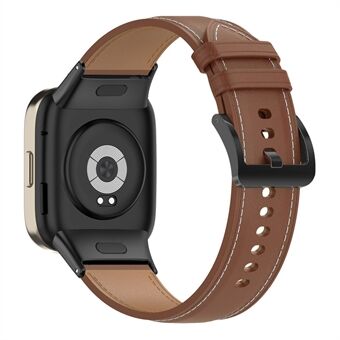 For Xiaomi Redmi Watch 3 / Mi Watch Lite 3 Watch Band Genuine Cow Leather Adjustable Wrist Strap