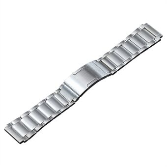 Watch Band for Huawei Watch 4 Pro / GT 3 46mm / GT 2 46mm / GT 3 Porsche Design , 3 Beads Titanium Steel Bracelet Straps 22mm