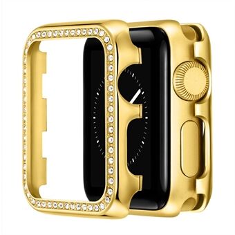 Shiny Rhinestone Aluminum Alloy Protective Case Cover for Apple Watch Series 4/5/6/SE 44mm