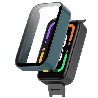 Built-in with Tempered Glass Screen Protector Anti-drop PC Watch Case for Xiaomi Redmi Smart Band Pro