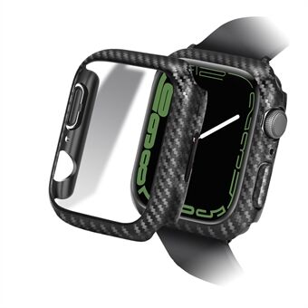Carbon Fiber Hard PC Smart Watch Protective Cover Case for Apple Watch Series 7 41mm