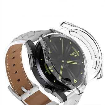 For Huawei Watch GT 3 42mm Clear Soft TPU Electroplated Full Coverage Anti-drop Watch Protective Case