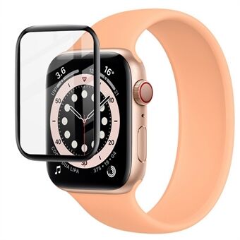 IMAK Scratch-Resistant Organic Glass Black-Edge Watch Screen Protector Film for Apple Watch SE 40mm/Series 6 40mm