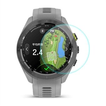 ENKAY HAT PRINCE For Garmin Approach S70 Watch Screen Protector HD 0.2mm High Aluminum-silicon Glass 9H Film