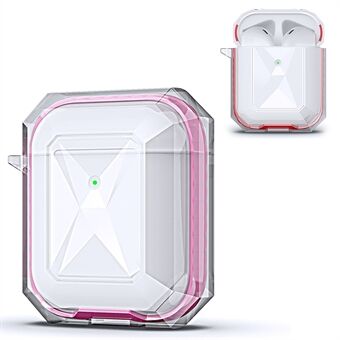 Rhombus Style Contrast-color Protective Cover for Apple AirPods with Charging Case (2016)/(2019)/Wireless Charging Case (2019)