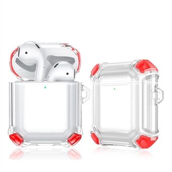 Anti-Drop Contrast Color TPU Bluetooth Earphone Separable Protective Cases for AirPods with Wireless Charging Case (2019)/AirPods with Charging Case (2019)/(2016)