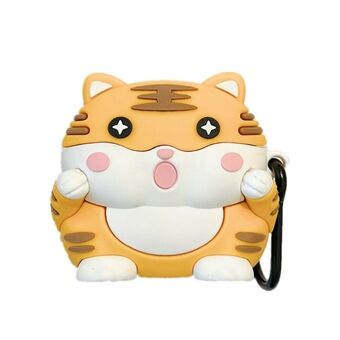 For Apple AirPods 3 Cartoon Tiger Soft Silicone Protective Case Bluetooth Earbuds Case