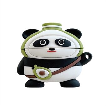 For Apple AirPods Pro Anti-fall Protective Case Cute Cartoon Panda Soft Silicone Bluetooth Earbuds Cover