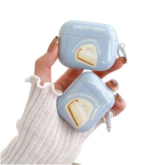 Dessert Pattern IMD + TPU Case for Apple AirPods 3 Headphone Anti-Scratch Cover with Buckle