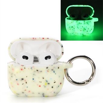 For Apple AirPods Pro Case Cover Luminous Protective Case Degradable TPU Earbuds Cover with Buckle