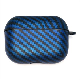 For Apple AirPods Pro Carbon Fiber Texture Bluetooth Earphone Drop-proof Cover TPU Protective Case