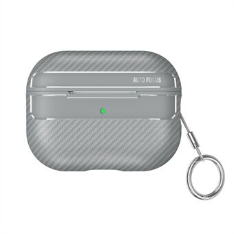For AirPods Pro 2 TPU Anti-scratch Anti-drop Cover Carbon Fiber Texture Bluetooth Earphone Protective Sleeve