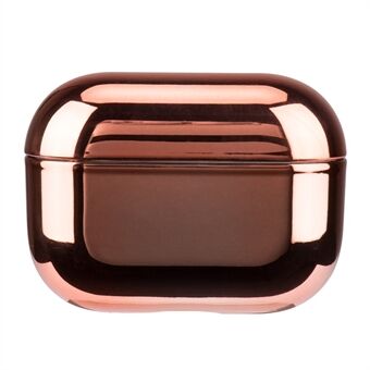 For AirPods Pro 2 Bluetooth Earphone Protective Case Electroplated TPU Anti-drop Cover - Rose Gold