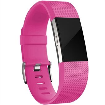 Textured Sports Silicone Watch Strap for Fitbit Charge 2