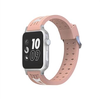 Smiling Face Soft Silicone Watch Band for Apple Watch Series 4 40mm Series 3 / 2 / 1 38mm