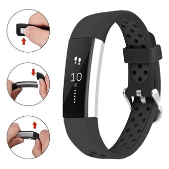 Dots Flexible Silicone Watch Band for Fitbit Alta HR