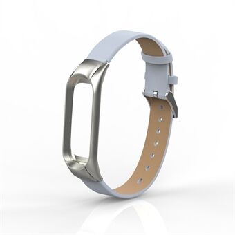Genuine Leather Watch Strap Watchband for Xiaomi Mi Smart Band 4
