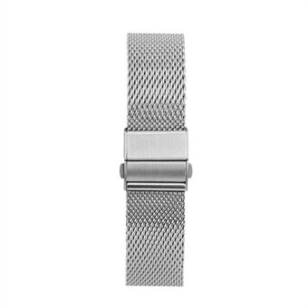 20mm Stainless Steel Watch Band Quick Release Mesh Watch Strap with with Folding Buckle