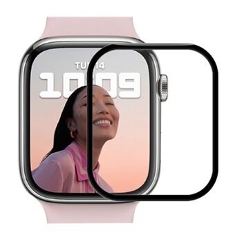 MOCOLO 3D Curved Anti-explosion Full Coverage Tempered Glass Screen Protector for Apple Watch Series 7 45mm / Series 8 45mm