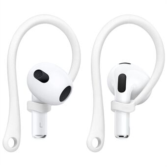 IMAK 1 Pair Hook-shaped Earphone Holder Anti-loss Ear Hooks for Apple AirPods 3