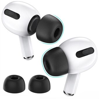 AHASTYLE WG28 1 Pair Earphone Eartip for Apple AirPods Pro / Pro 2 Memory Foam Earbud Cover Cap Replacement, Size: M