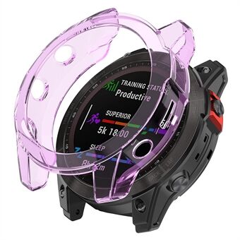 For Garmin Epix Hollow Out Transparent Durable TPU Watch Case Protective Cover