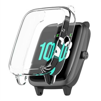 For ID205L/Willful SW021 Transparent TPU Watch Case Cover Anti-scratch Universal 1.3" Square Touch Screen Smart Watch Protective Case