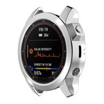 For Garmin Fenix 7X/Fenix 7X Solar Electroplating Soft TPU Hollow Out Bumper Frame Case Cover