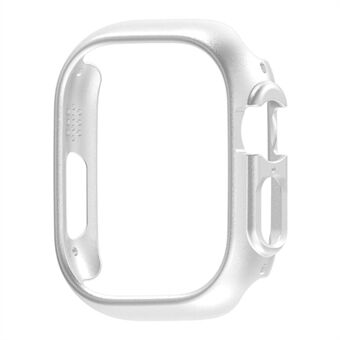 For Apple Watch Ultra 49mm Hard PC Frame Cover Electroplating Hollowed-out Anti-Scratch Protective Case