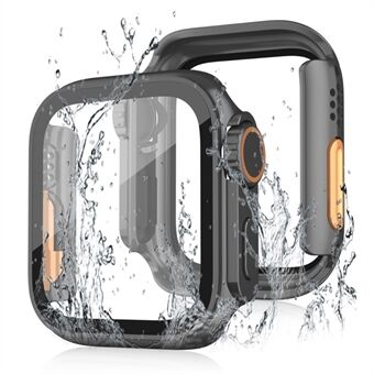 Watch Cover for Apple Watch Series 6  /  5  /  4  /  SE  /  SE (2022) 44mm Waterproof PC Watch Case with Tempered Glass Screen Protector