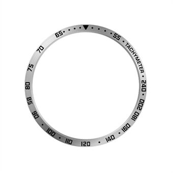 For Samsung Galaxy Watch6 Classic 43mm Watch Bezel Stainless Steel Adhesive Insert Protective Ring (Type E)