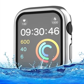 IP68 Waterproof Watch Case for Apple Watch Series 7 / 8 41mm , Tempered Glass Screen Protector PC Watch Cover