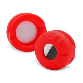 Silicone Case for Apple AirTag Dog Cat Tracker Protector Anti-lost Pet Locator Soft Cover (Size: S)