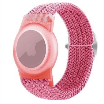 Braided Wrist Band for Apple AirTags, Anti-scratch Protective TPU Cover Kids Strap
