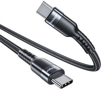 ESSAGER 1m Minpin Type-C PD3.1 Gen2 100W (20V/5A) Charging Cable - Black