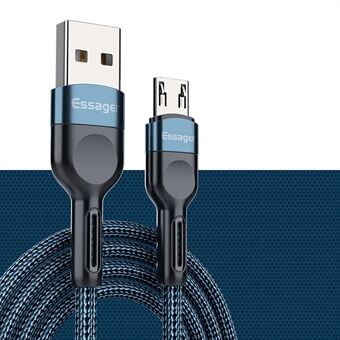 ESSGAER Braided Wire Micro USB Data Sync Charging Cable, 2M