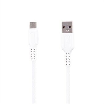 PINZUN PX-07 USB to Type C Data Cable 5A Super Fast Flash Charging Cord 1M