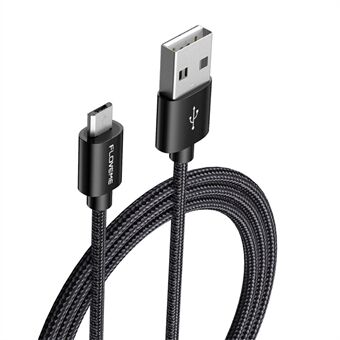 FLOVEME YXF212396 Nylon Braided 3A USB Micro Fast Charging Data Cable Wire
