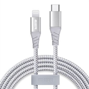 ESR 1m USB-C to Lightning Braided Nylon Cable with MFi Certificate