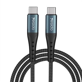YESIDO CA66 1m USB C to USB C Fast Charging Cable PD 60W Type C Data Cord