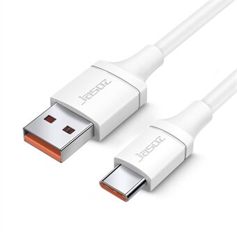 JASOZ T-D188 0.5m USB to Type-C 6A Fast Charging Cable Data Cord for Android Phone