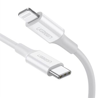UGREEN 1m for iPhone/iPad/iPod MFI Certified Type-C to Lightning 3A PD Fast Charging Wire 480Mbps High Speed Data Cable