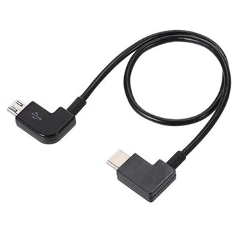 CY UC-055 Remote Controller Elbow Data Cable Type-C to Left Angled Micro USB for DJI Mavic Pro Platinum Mavic Pro RC Accessories