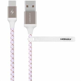 MOMAX Woven Pattern 1M 3.0A Type-C Sync Data Charging Cord for Samsung LG HTC Huawei etc.