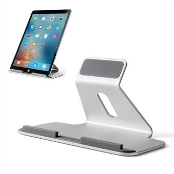 UPERGO AP-7D Aluminium Alloy 7-13 inch Tablet Stand 60 Degree Angle Heat Dissipation Base Charging Holder for iPad - Silver